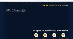 Desktop Screenshot of finedentalarts.com